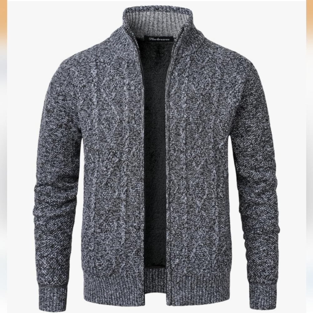 Classic Fashion Charcoal Cardigan